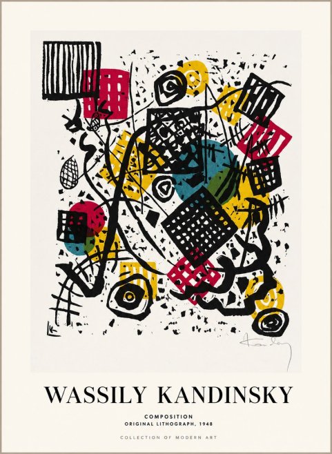 Kandinsky Composition IV No1 - Plakat