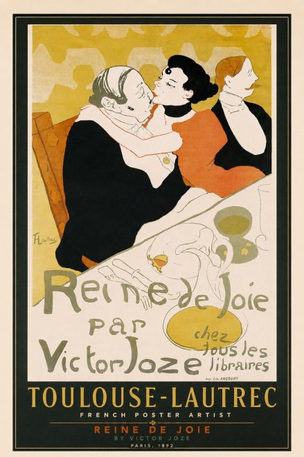 Toulouse-Lautrec Reine De Joie No2 - Plakat