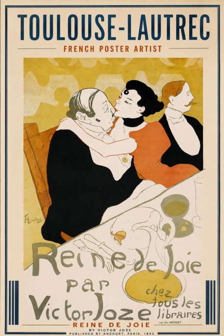 Toulouse-Lautrec Reine De Joie No3 - Plakat