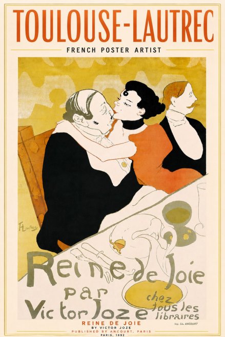 Toulouse-Lautrec Reine De Joie No5 - Plakat