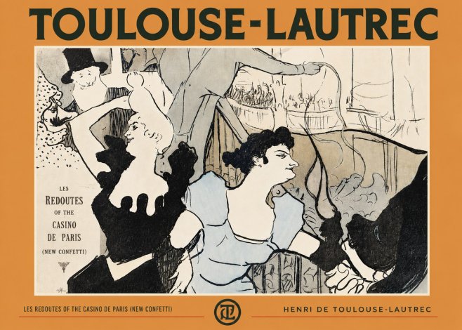 Toulouse-Lautrec Les Redoutes of the Casino De Paris (New Confetti) No4 - Plakat