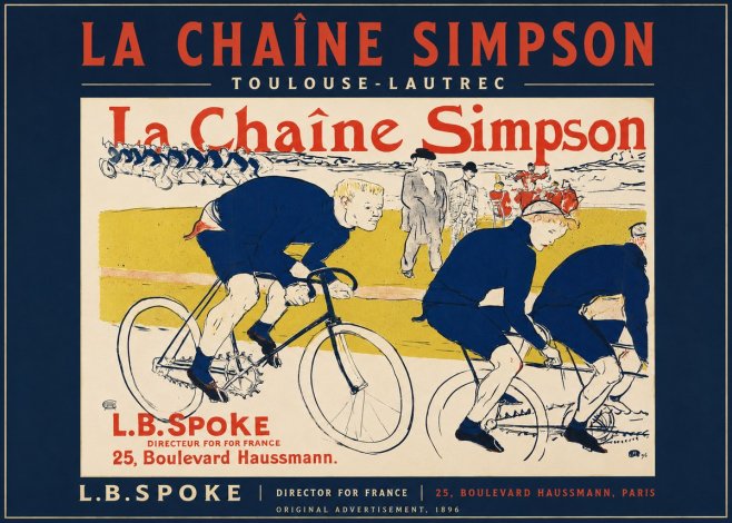 Toulouse-Lautrec La Chaîne Simpson No2 - Plakat