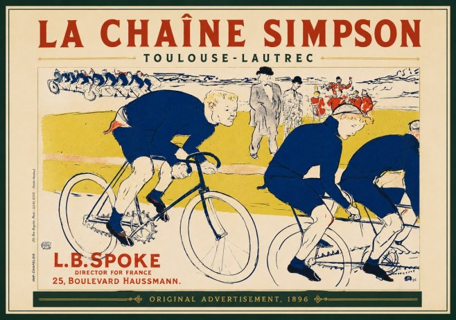 Toulouse-Lautrec La Chaîne Simpson No5 - Plakat