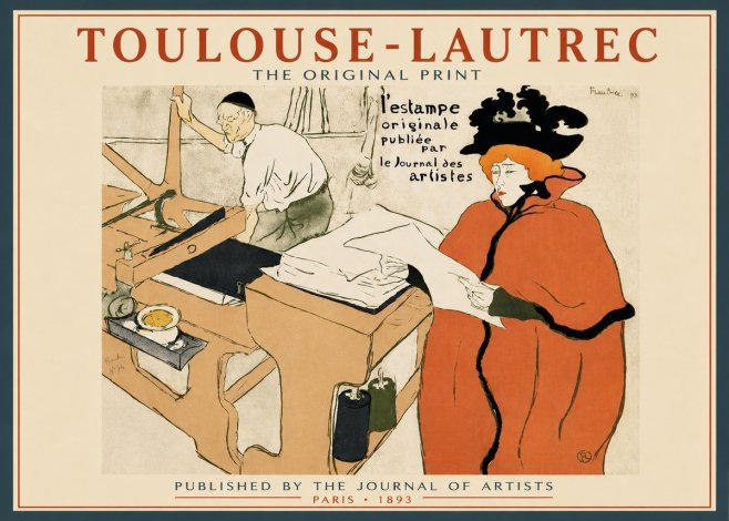 Toulouse-Lautrec L'estampe Originale No5 - Plakat