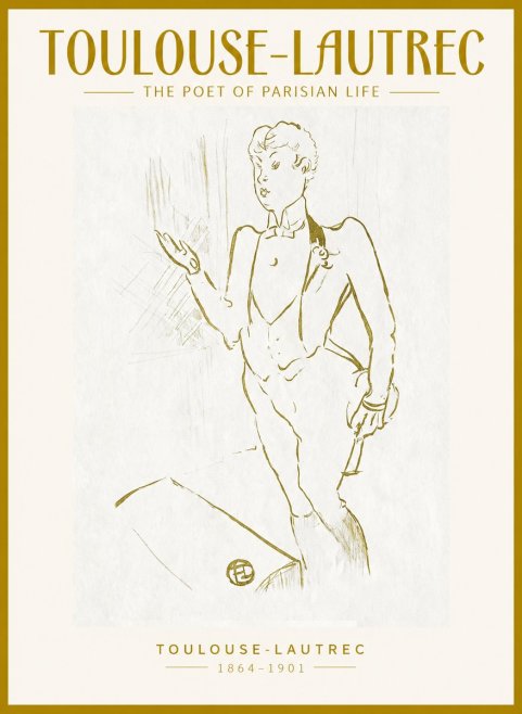 Toulouse-Lautrec The Poet of Parisian Life No1 - Plakat