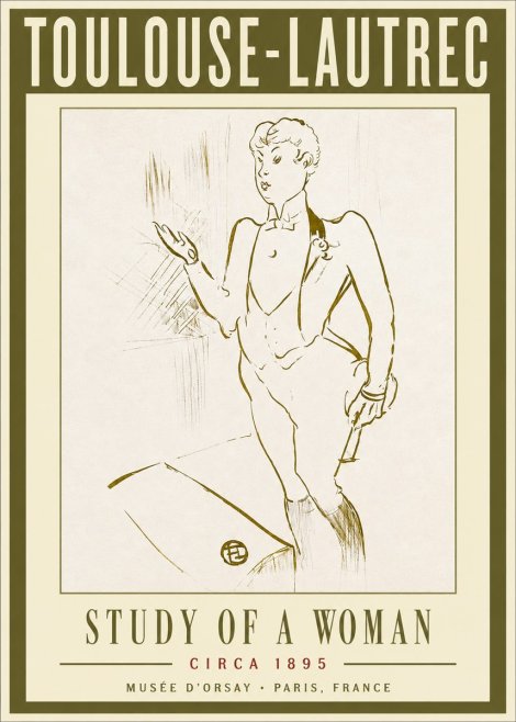 Toulouse-Lautrec The Poet of Parisian Life No3 - Plakat