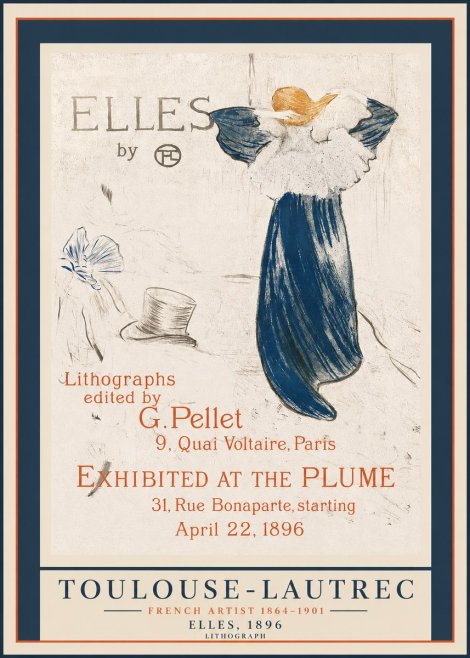 Toulouse-Lautrec Elles No2 - Plakat