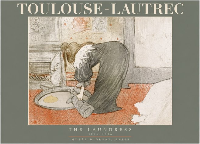 Toulouse-Lautrec The Laundress No2 - Plakat
