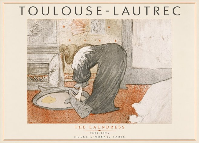 Toulouse-Lautrec The Laundress No5 - Plakat