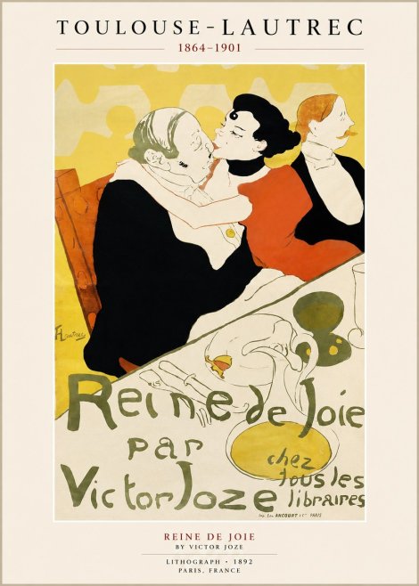 Toulouse-Lautrec Reine De Joie No1 - Plakat