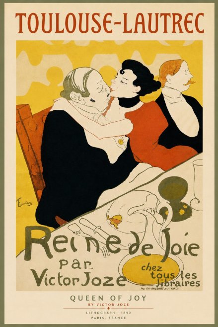 Toulouse-Lautrec Reine De Joie II No5 - Plakat