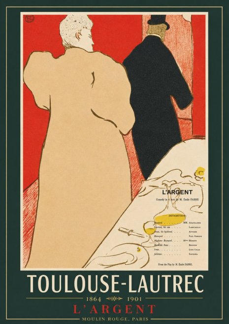 Toulouse-Lautrec L'argent No2 - Plakat