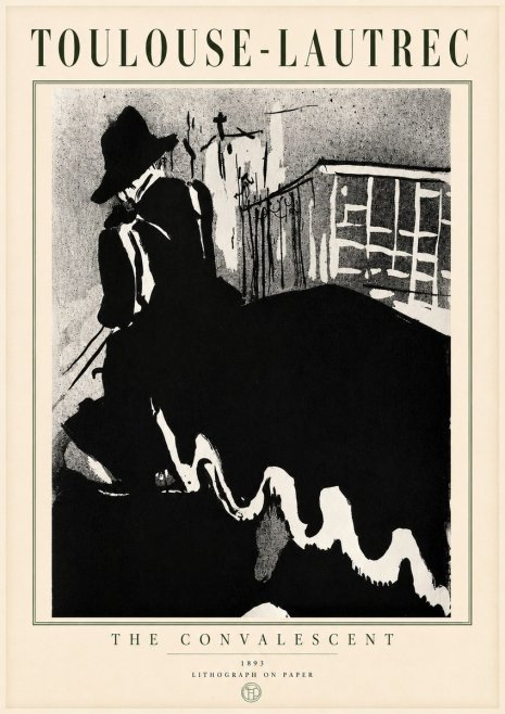 Toulouse-Lautrec The Convalescent No4 - Plakat