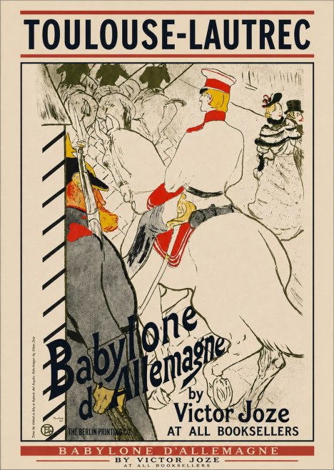 Toulouse-Lautrec Babylone D'allemagne No4 - Plakat