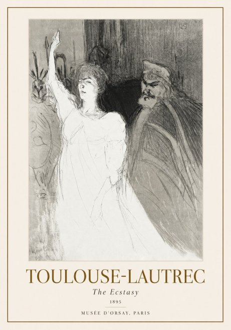 Toulouse-Lautrec The Ecstasy No1 - Plakat