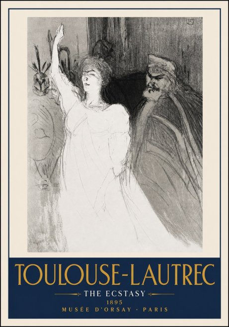 Toulouse-Lautrec The Ecstasy No4 - Plakat