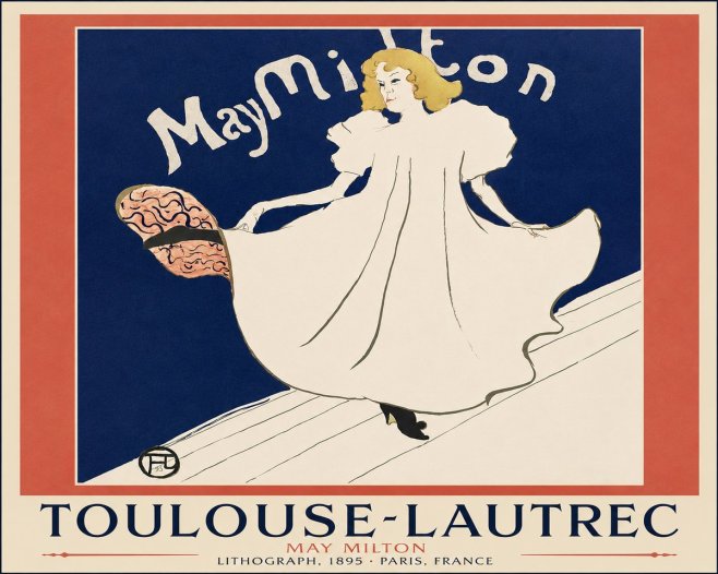 Toulouse-Lautrec May Milton No4 - Plakat