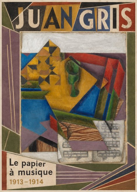 Juan Gris Le Papier À Musique No5 - Plakat