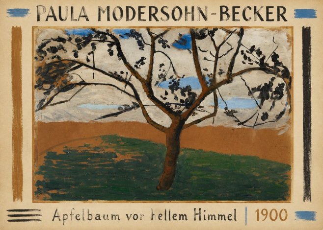 Paula Modersohn-Becker Apfelbaum Vor Hellem Himmel No1 - Plakat