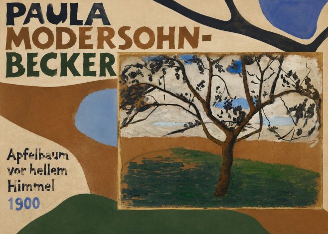Paula Modersohn-Becker Apfelbaum Vor Hellem Himmel No6 - Plakat