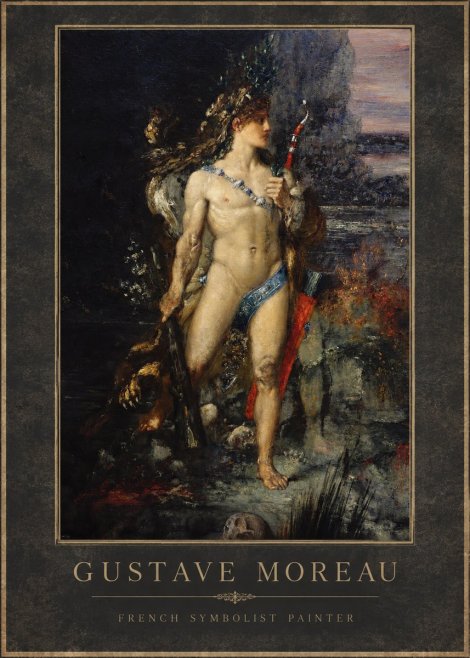 Gustave Moreau Saint Sebastian I No1 - Plakat