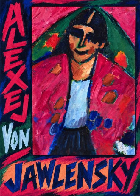 Alexej von Jawlensky Head of a Man No5 - Plakat