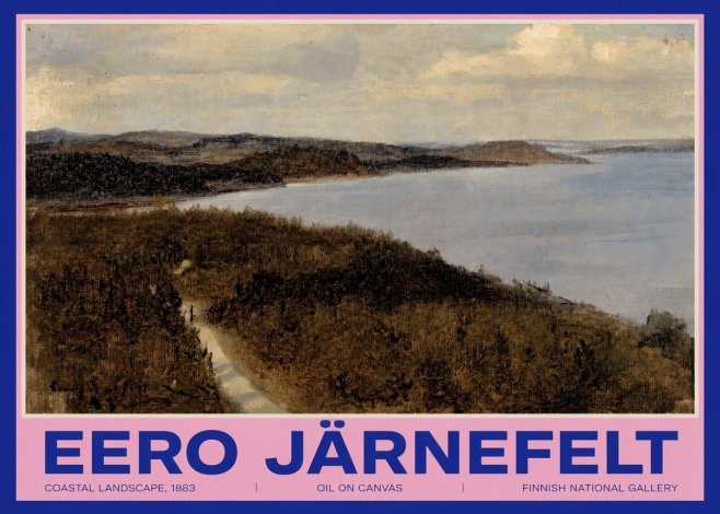 Eero Järnefelt Coastal Landscape, 1883 No3 - Plakat