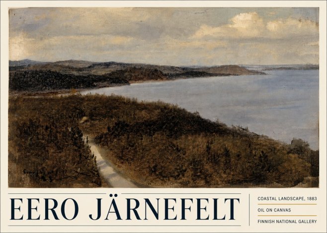 Eero Järnefelt Coastal Landscape, 1883 No5 - Plakat
