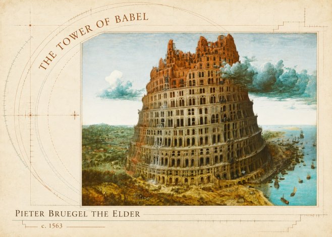 Pieter Bruegel The Tower of Babel III No5 - Plakat