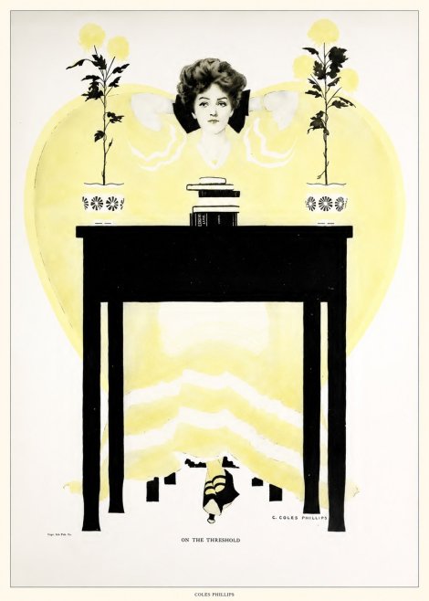 Coles Phillips On the Threshold No6 - Plakat