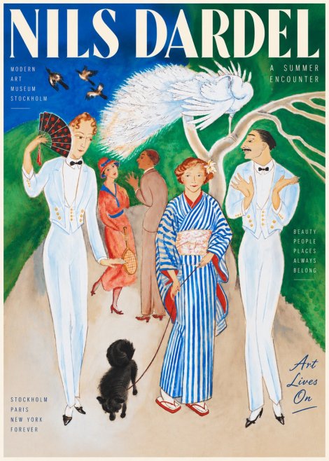 Nils Dardel A Brighter World No6 - Plakat