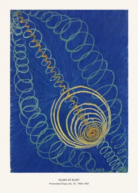 Hilma af Klint Primordial Chaos, No. 16 No6 - Plakat