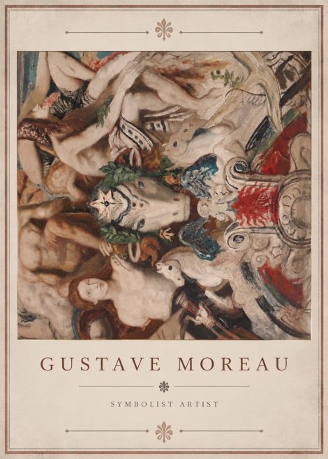 Gustave Moreau Mythological Composition No2 - Plakat
