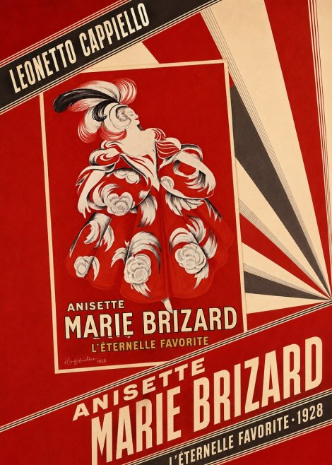 Leonetto Cappiello Anisette Marie Brizard - L'éternelle Favorite No6 - Plakat
