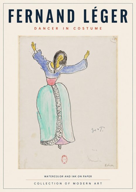 Fernand Léger Manuela Bolívar I No5 - Plakat