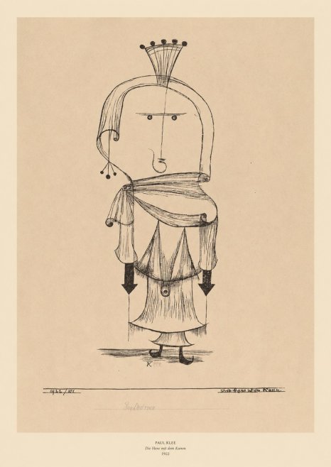 Paul Klee Die Hexe Mit Dem Kamm No6 - Plakat