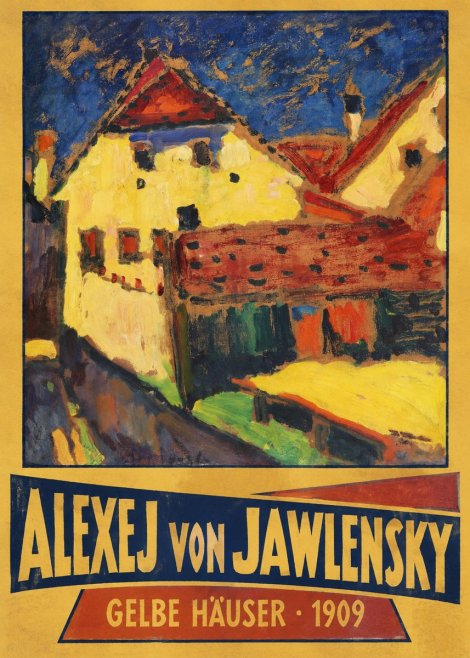 Alexej von Jawlensky Gelbe Häuser No3 - Plakat