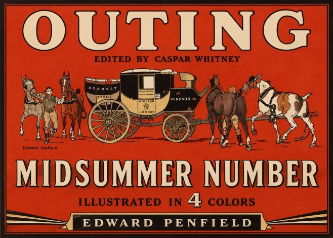 Edward Penfield Outing - Midsummer Number No2 - Plakat