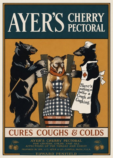 Edward Penfield Ayer's Cherry Pectoral No1 - Plakat