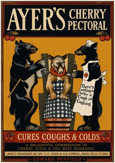 Edward Penfield Ayer's Cherry Pectoral No3 - Plakat