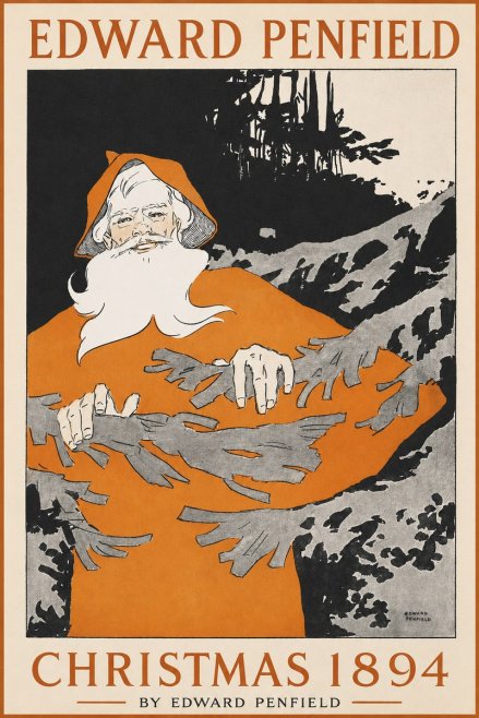 Edward Penfield Christmas 1894 No1 - Plakat