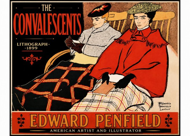 Edward Penfield The Convalescents No5 - Plakat