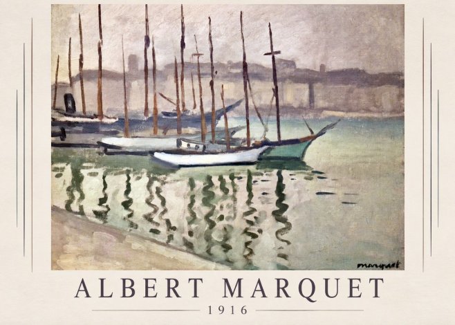 Albert Marquet Le Port Du Havre No1 - Plakat