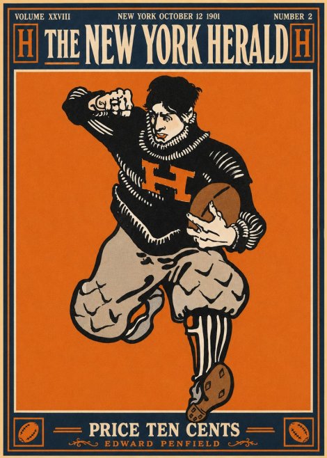 Edward Penfield The New York Herald No4 - Plakat