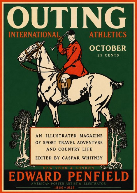 Edward Penfield Outing No3 - Plakat