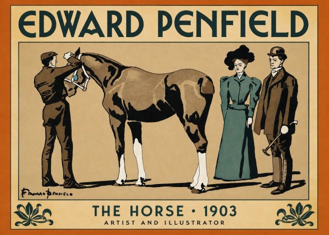 Edward Penfield The Horse No2 - Plakat