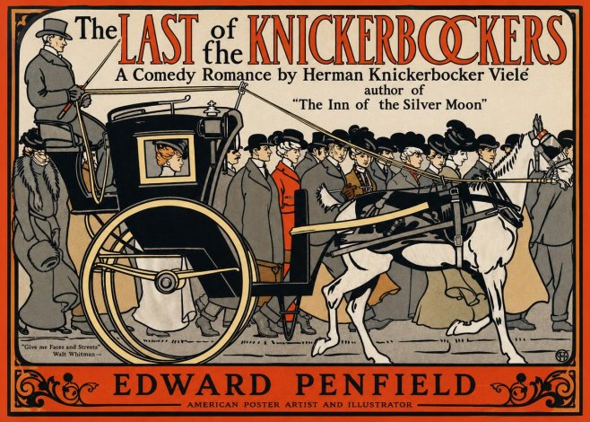 Edward Penfield The Last of the Knickerbockers No2 - Plakat