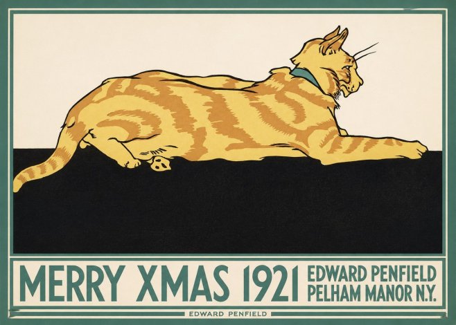 Edward Penfield Merry Xmas 1921 No1 - Plakat