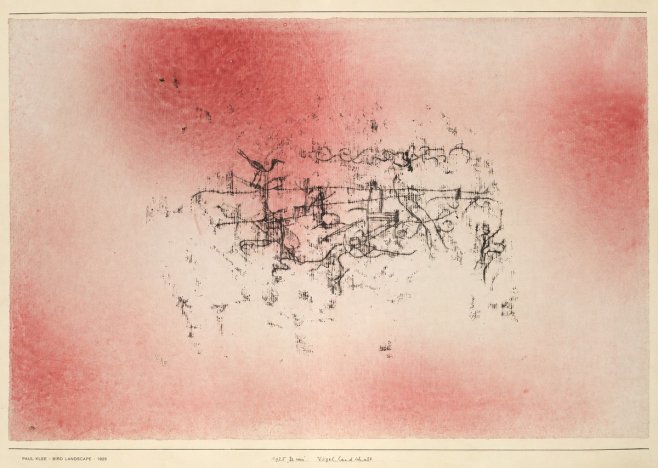 Paul Klee Bird Landscape No6 - Plakat