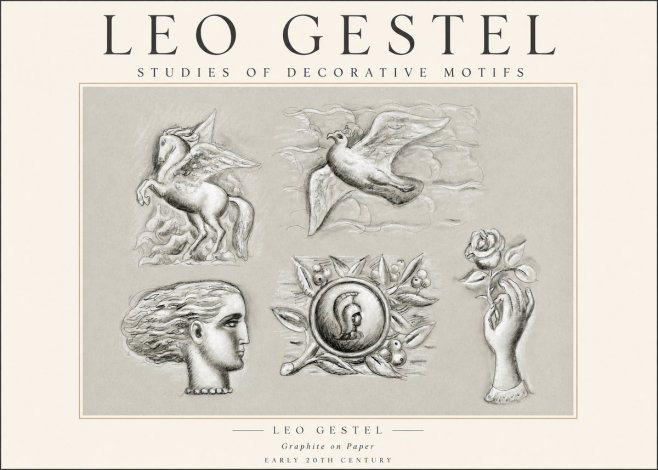 Leo Gestel Studies of Decorative Motifs No1 - Plakat